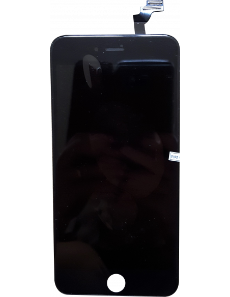Ecran iPhone 6 Plus noir complet avec support caméra et capteur de proximité