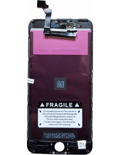 Ecran iPhone 6 Plus noir complet avec support caméra et capteur de proximité 2