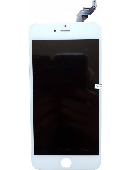 Ecran iPhone 6S Plus blanc complet avec support caméra et capteur de proximité