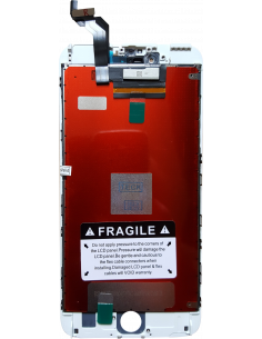 Ecran iPhone 6S Plus blanc complet avec support caméra et capteur de proximité 2