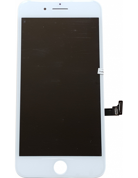 Ecran iPhone 7 Plus blanc complet avec support caméra et capteur de proximité