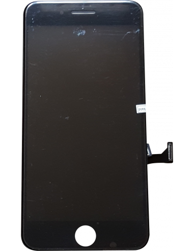 Ecran iPhone 7 Plus noir complet avec support caméra et capteur de proximité