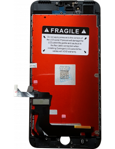 Ecran iPhone 7 Plus noir complet avec support caméra et capteur de proximité 2