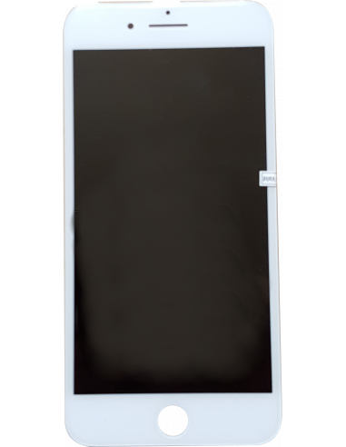 Ecran iPhone 8 Plus blanc complet avec support caméra et capteur de proximité