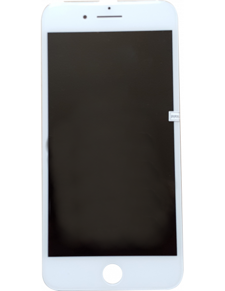 Ecran iPhone 8 Plus blanc complet avec support caméra et capteur de proximité