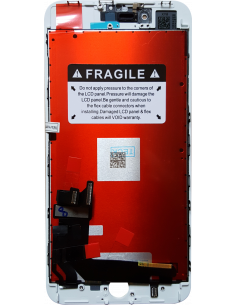 Ecran iPhone 8 Plus blanc complet avec support caméra et capteur de proximité 2