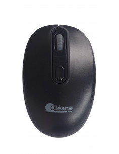 Souris Silencieuse Sans fil OLSIL1 Noire Oléane Key