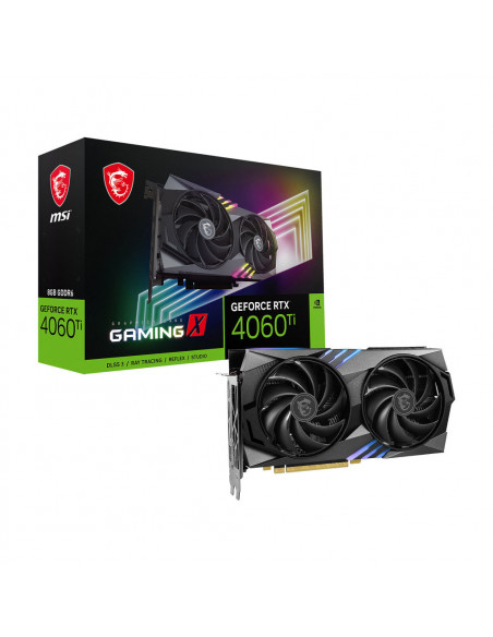 Carte graphique MSI GeForce RTX 4060 Ti Gaming X 8G