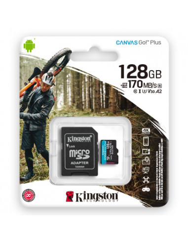 Carte mémoire microSD Plus Canvas 128Gb
