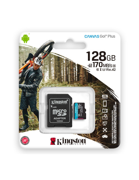 Carte mémoire microSD Plus Canvas 128Gb