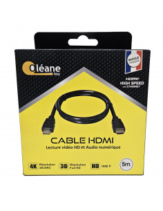 Câble HDMI 1.4 mâle/mâle 5m Oléane key