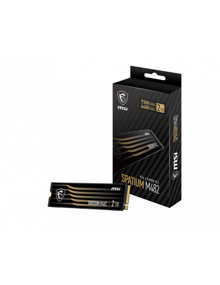 SSD MSI SPATIUM M482 PCIe 4.0 NVMe M.2 2Tb