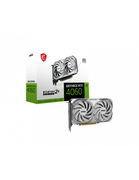 Carte graphique RTX 4060 VENTUS 2X WHITE 8G OC