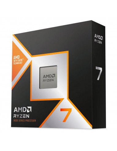 AMD Ryzen 7 9800X3D NO FAN BOX  4.7 GHz - 8 cœurs- 16 filetages - 96 Mo cache - Socket AM5 - PIB/WOF