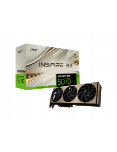 Carte graphique MSI RTX5070 12G INSPIRE 3X OC