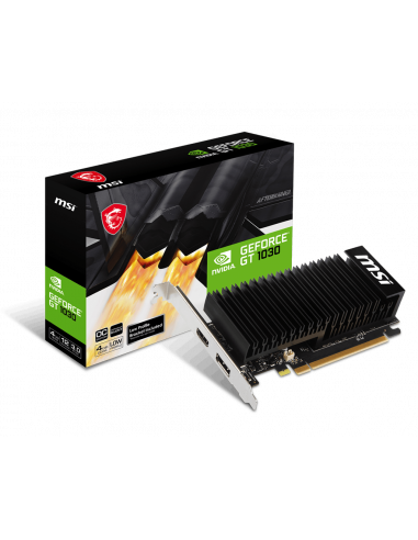 Carte graphique MSI GeForce GT1030 4GHD4 LP OC