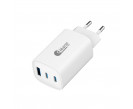 Chargeur secteur 3 ports TYPE-C + 2 USB 65W Oléane Key 2