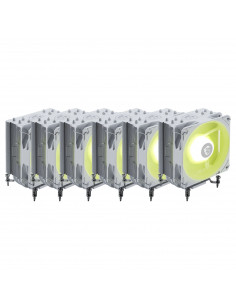 Lot 6x Ventilateur Processeur MAG COREFROZR AA13 BLANC / 12 CM / ARGB