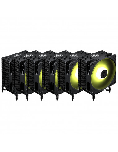 Lot 6x Ventilateur Processeur MAG COREFROZR AA13 NOIR / 12 CM / ARGB