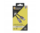 Câble de CHARGE et SYNCHRONISATION USB Type-C 2m Oléane key