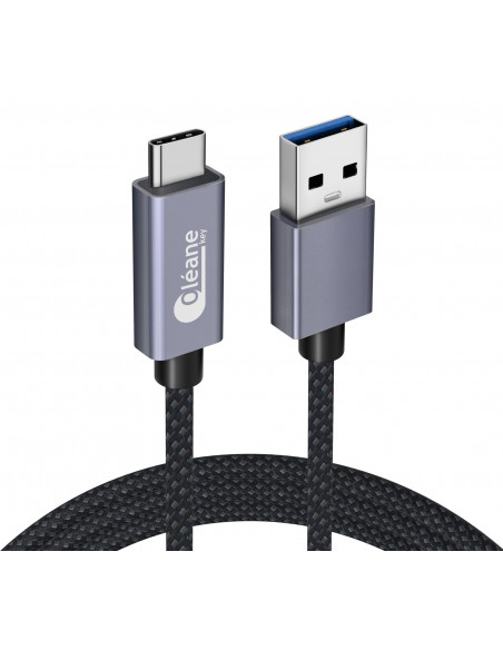 Câble de CHARGE et SYNCHRONISATION USB Type-C 2m Oléane key