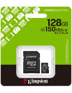 Carte mémoire Micro SDXC 128 Go avec adaptateur SD
